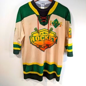 Upper Deck Hockey Jersey Shirt Faux Real #25 - 3/4 Length Sleeve